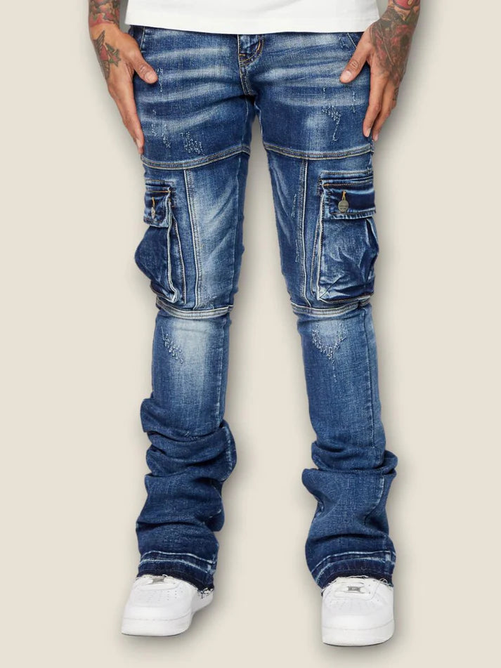 Esntl Lab Cougar Dark Blue Jeans