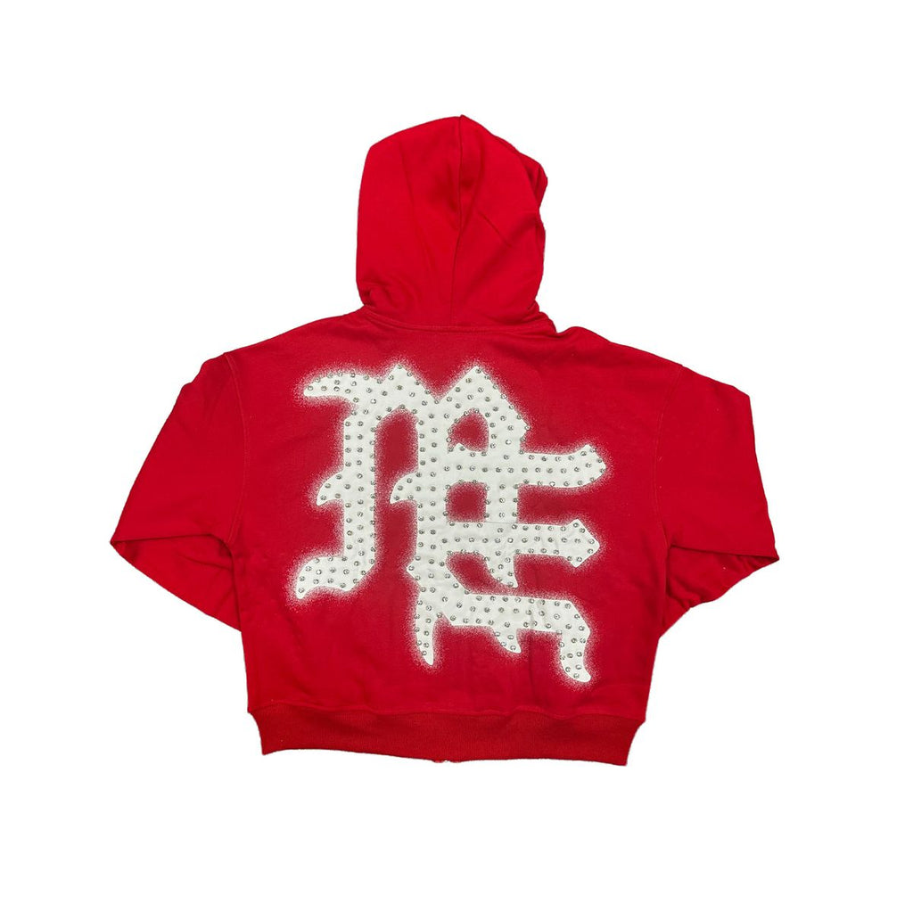 Mixed Emotion END Rhinestone Hoodie