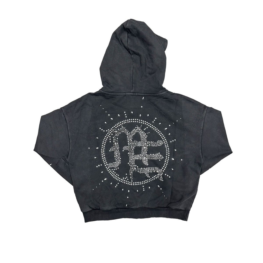 Mixed Emotion Eclipse Rhinestone Hoodie
