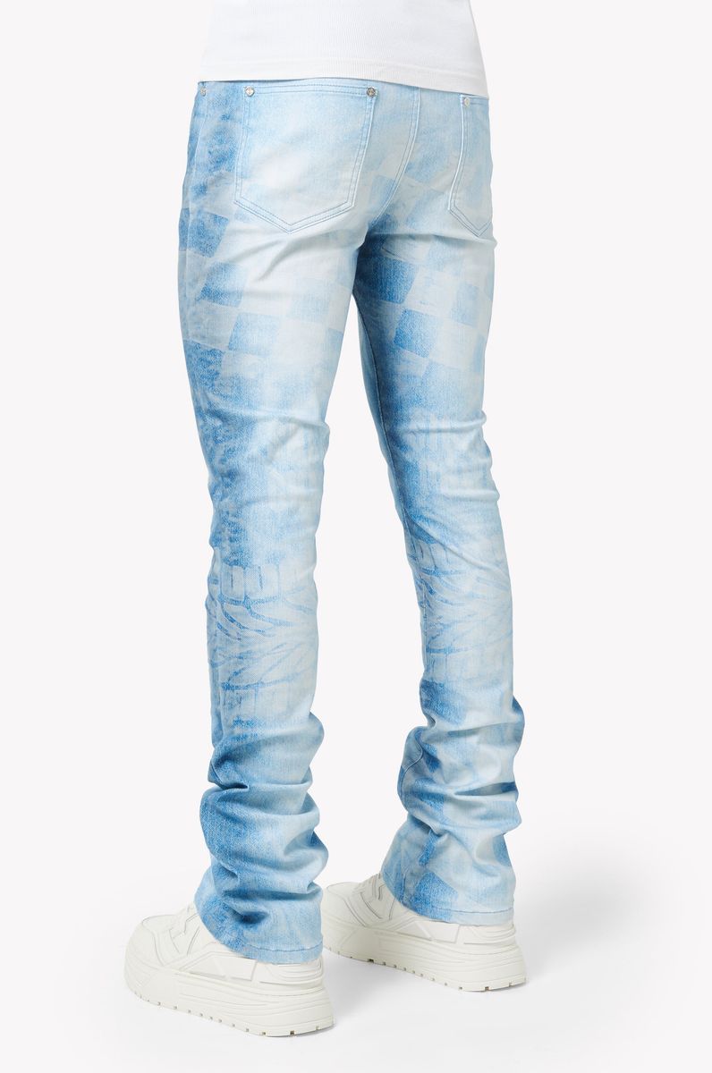 Guapi Aqua Blue Racer Denim Jeans