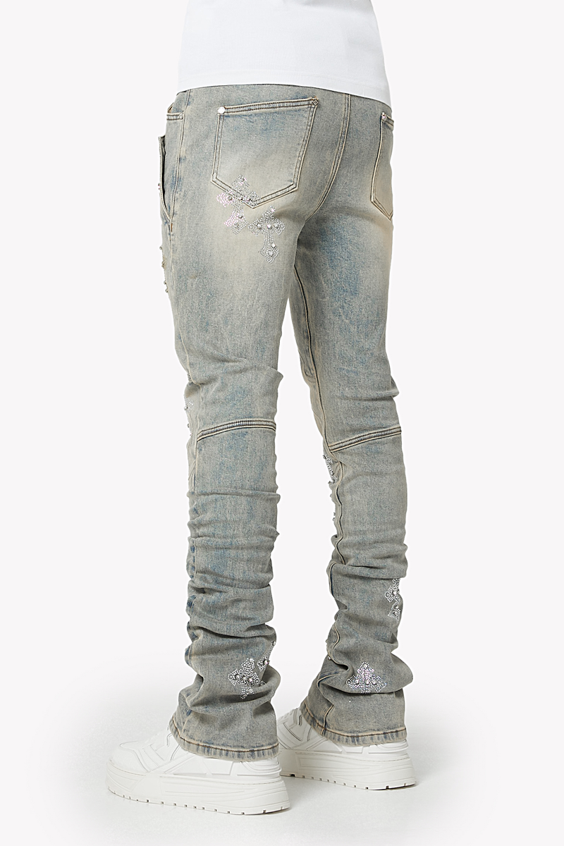 Guapi Faded Cross Denim Jeans