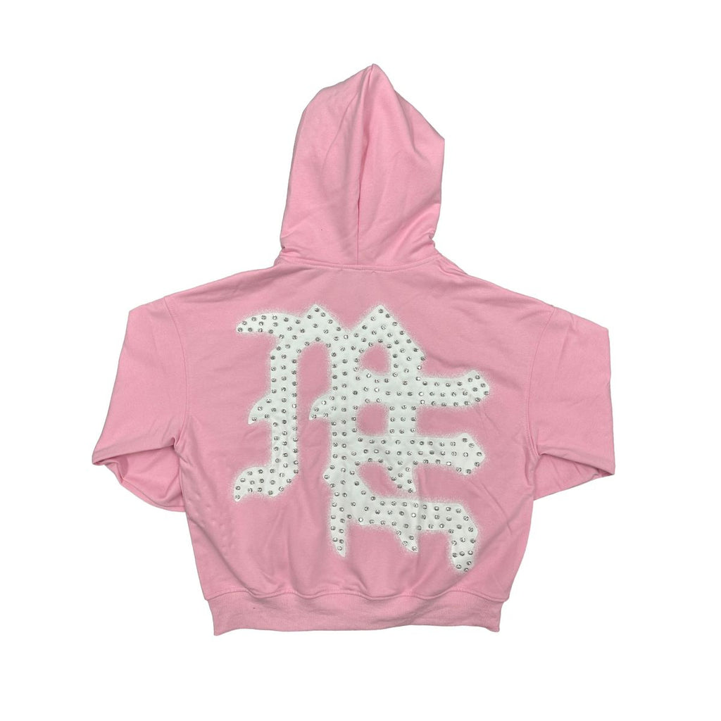 Mixed Emotion END Rhinestone Hoodie