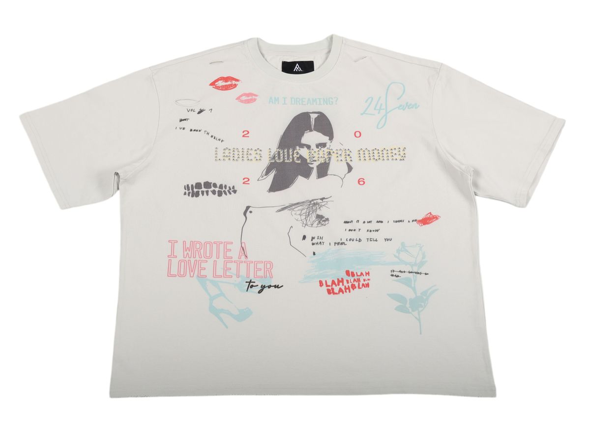 Paper Money Love Letter Tee