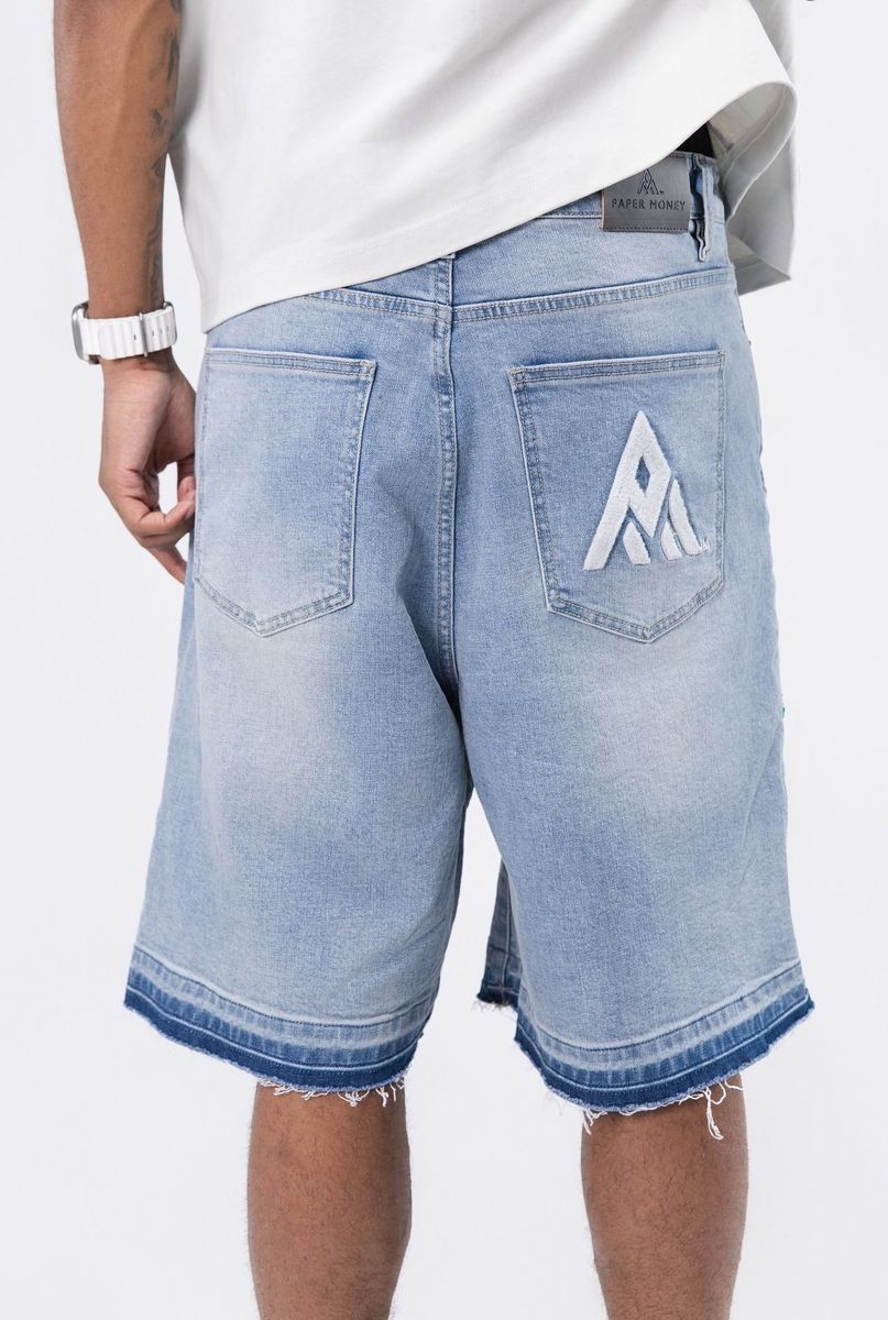 Paper Money League Denim Shorts