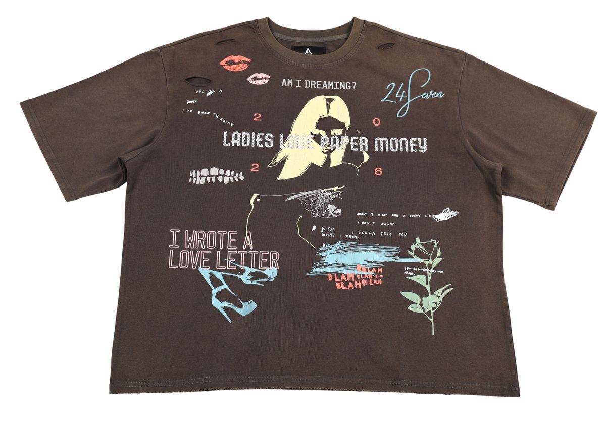 Paper Money Love Letter Tee