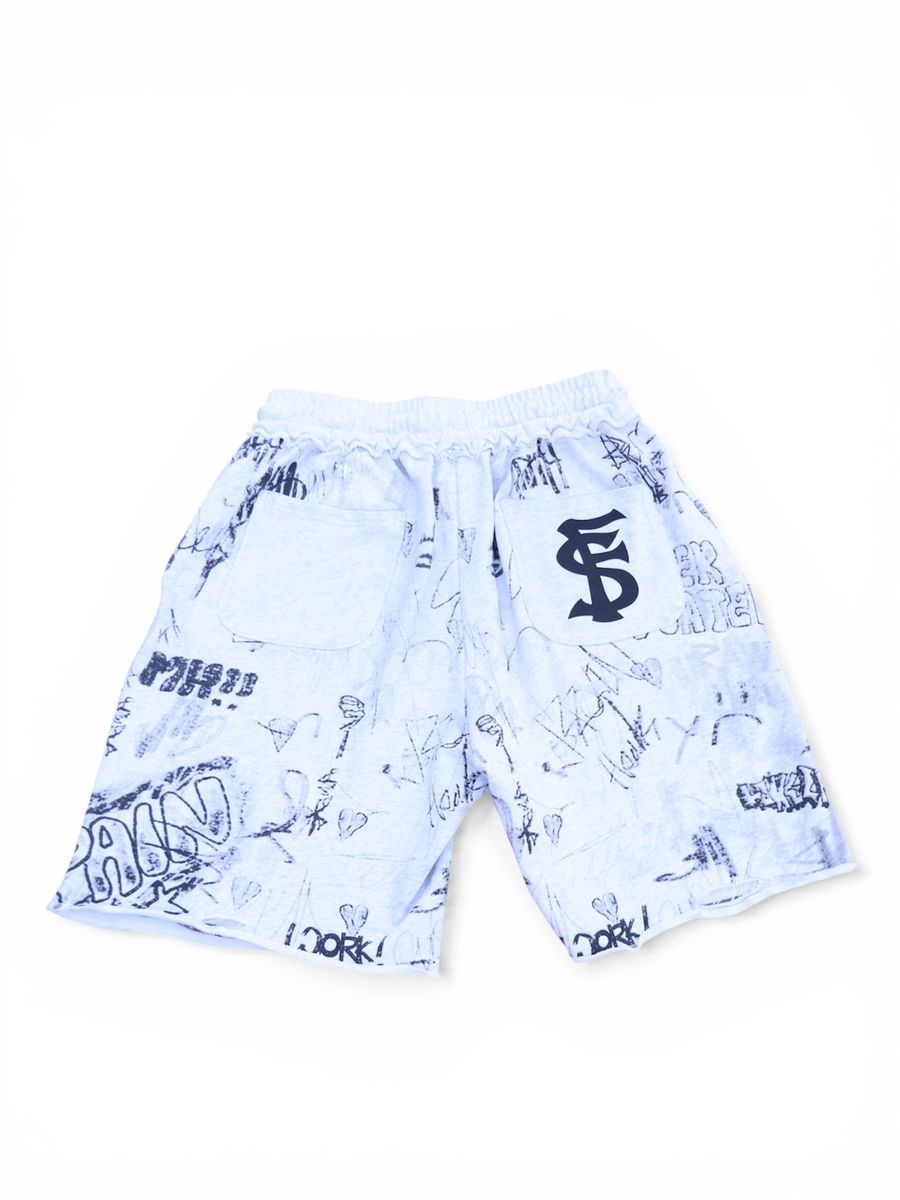 Forever Situated Graffiti Shorts