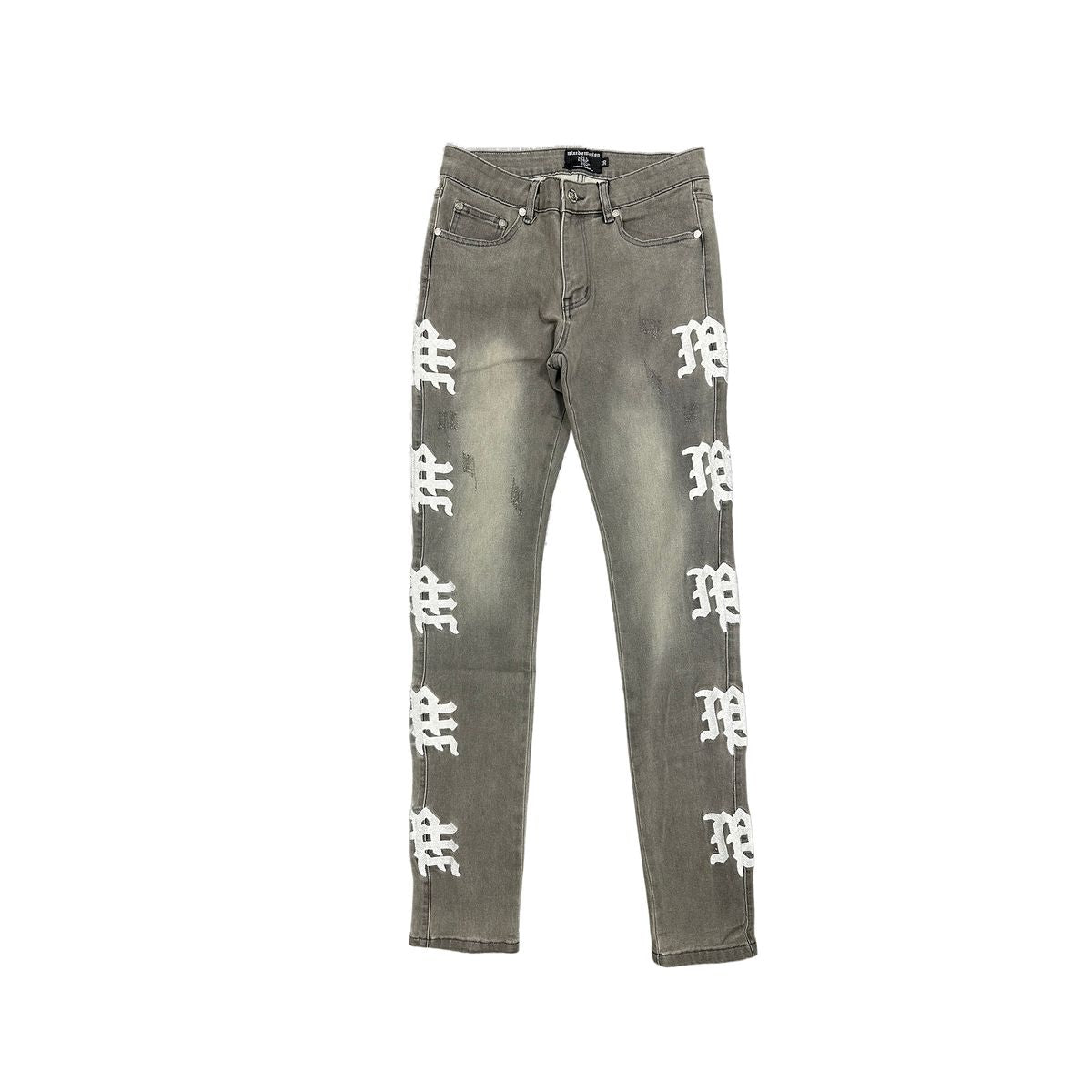Mixed Emotion Black Monogram Denim