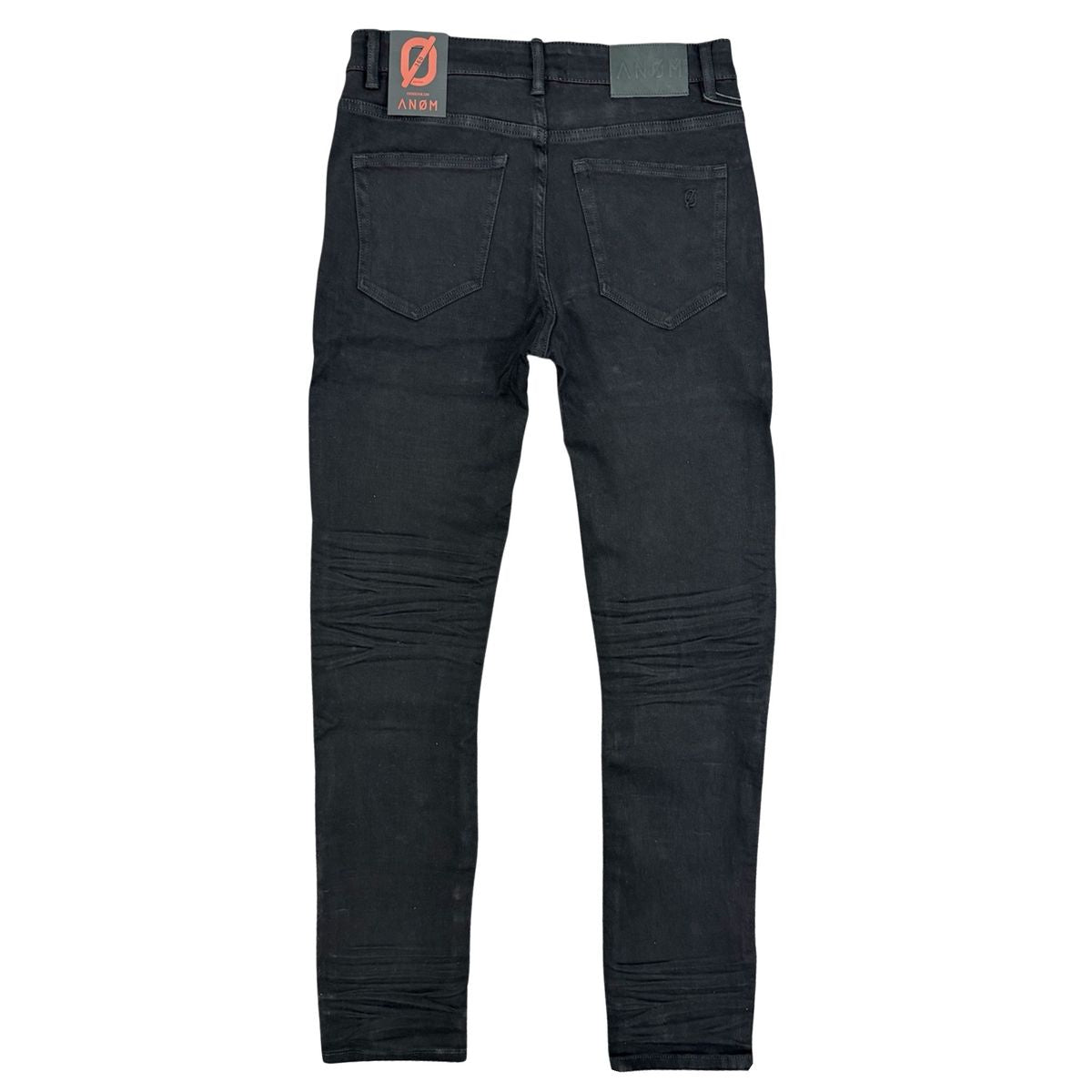 Anom Jet Black Skinny Jeans