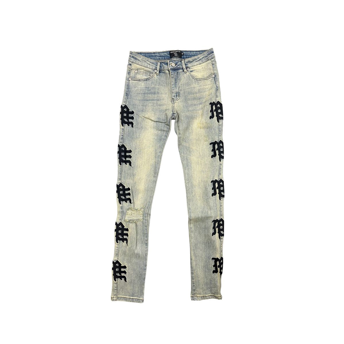 Mixed Emotion Monogram Denim