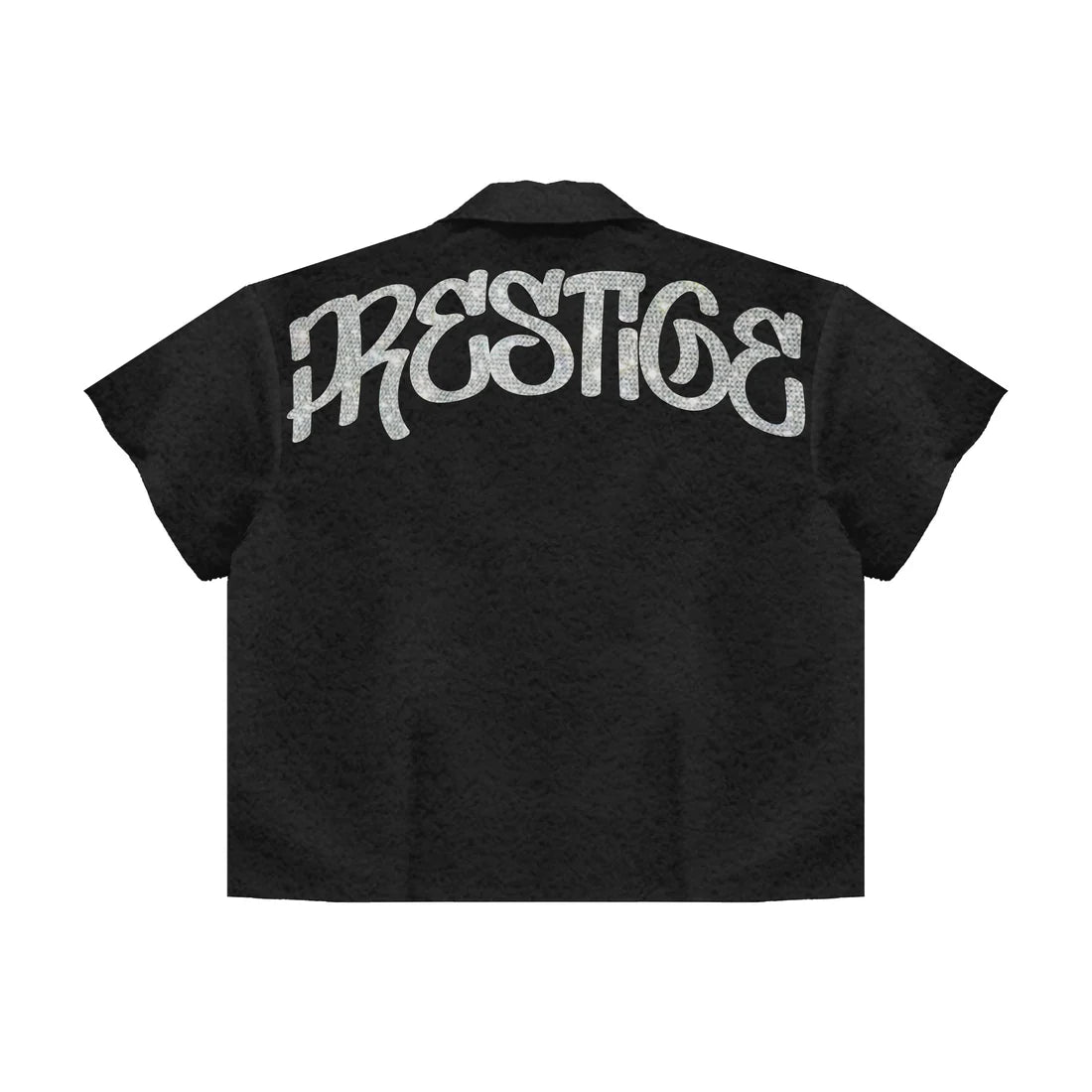 Prestige Rhinestone Suede Button Up