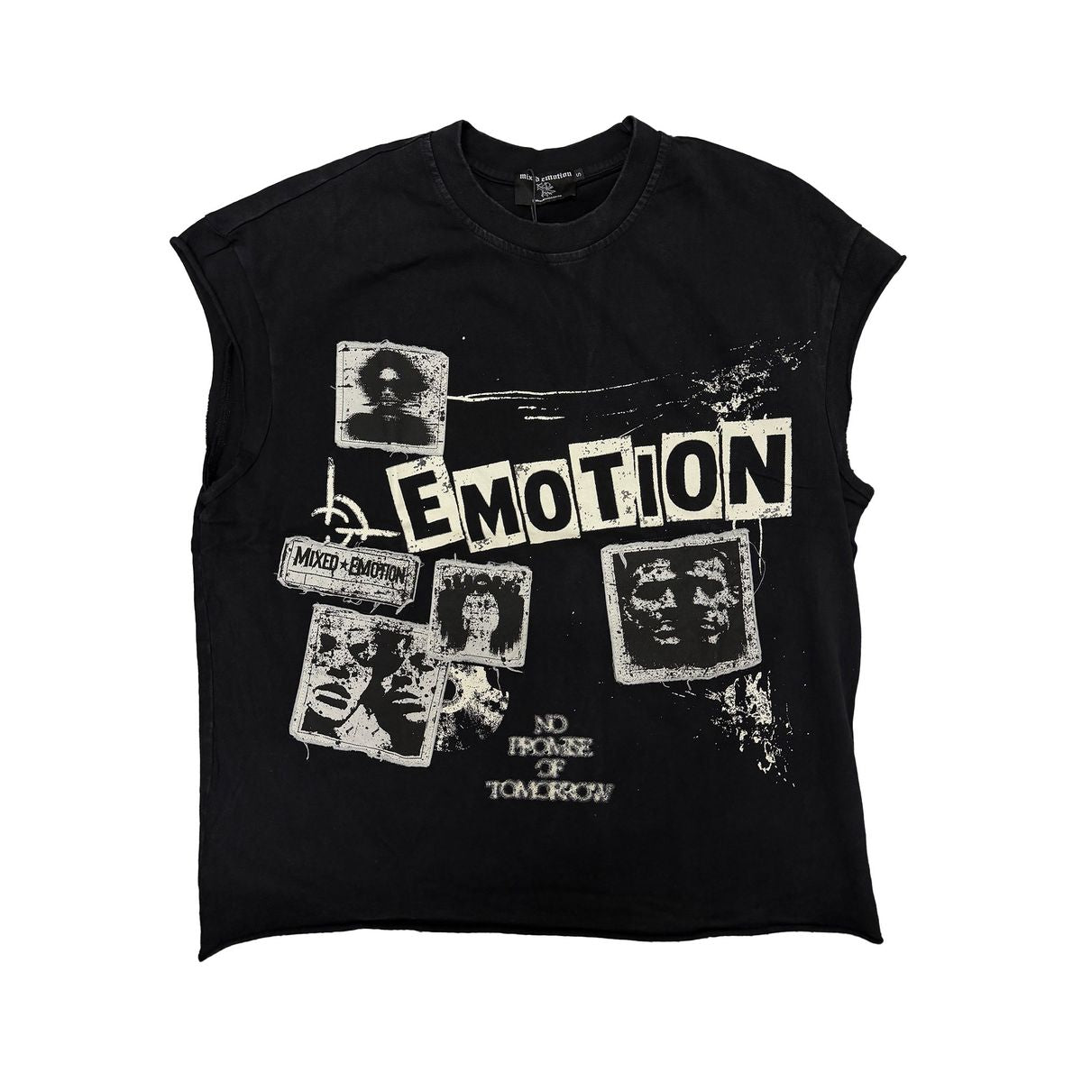 Mixed Emotion ‘Newspaper’ Sleeveless Tee