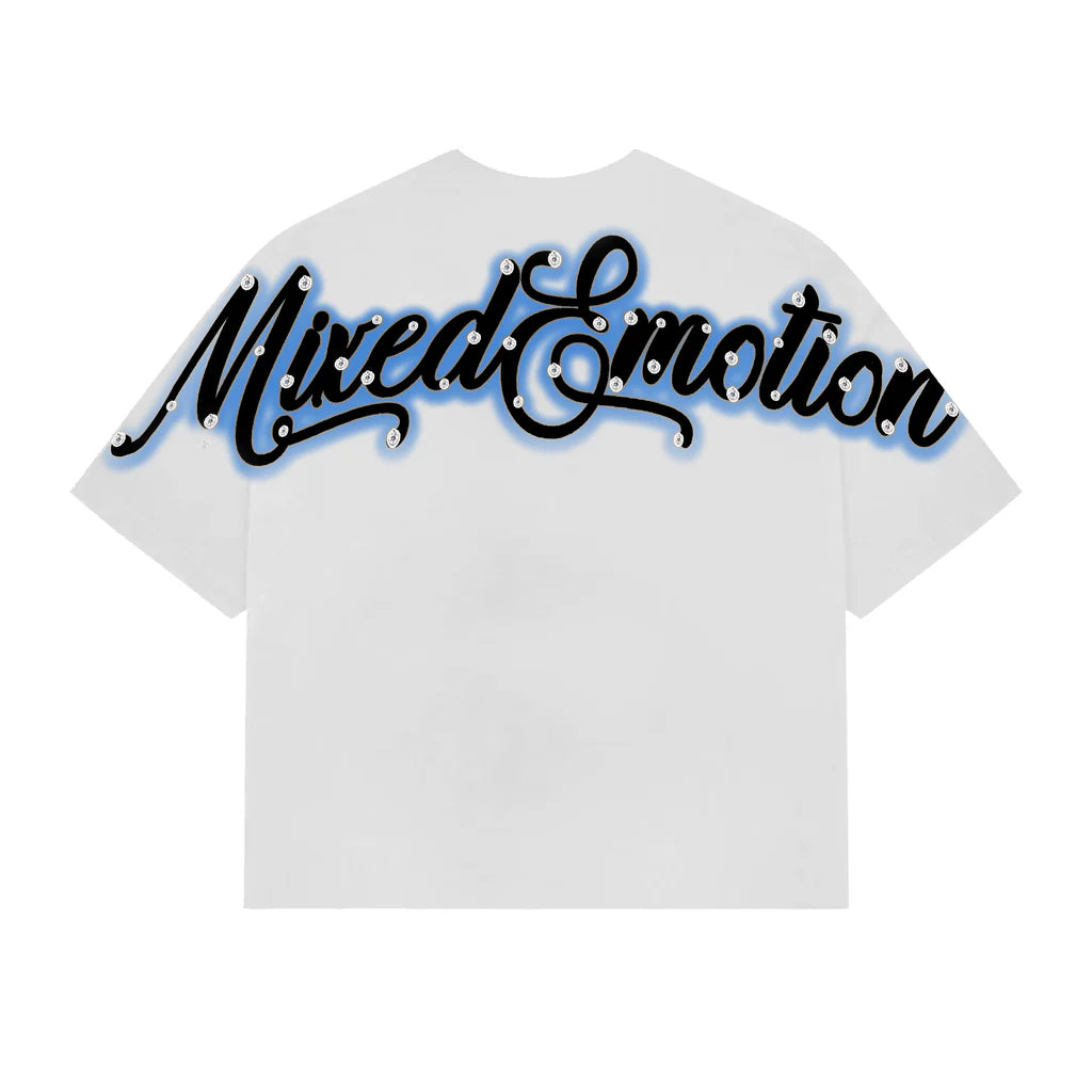 Mixed Emotion Blue Bliss Cropped Tee