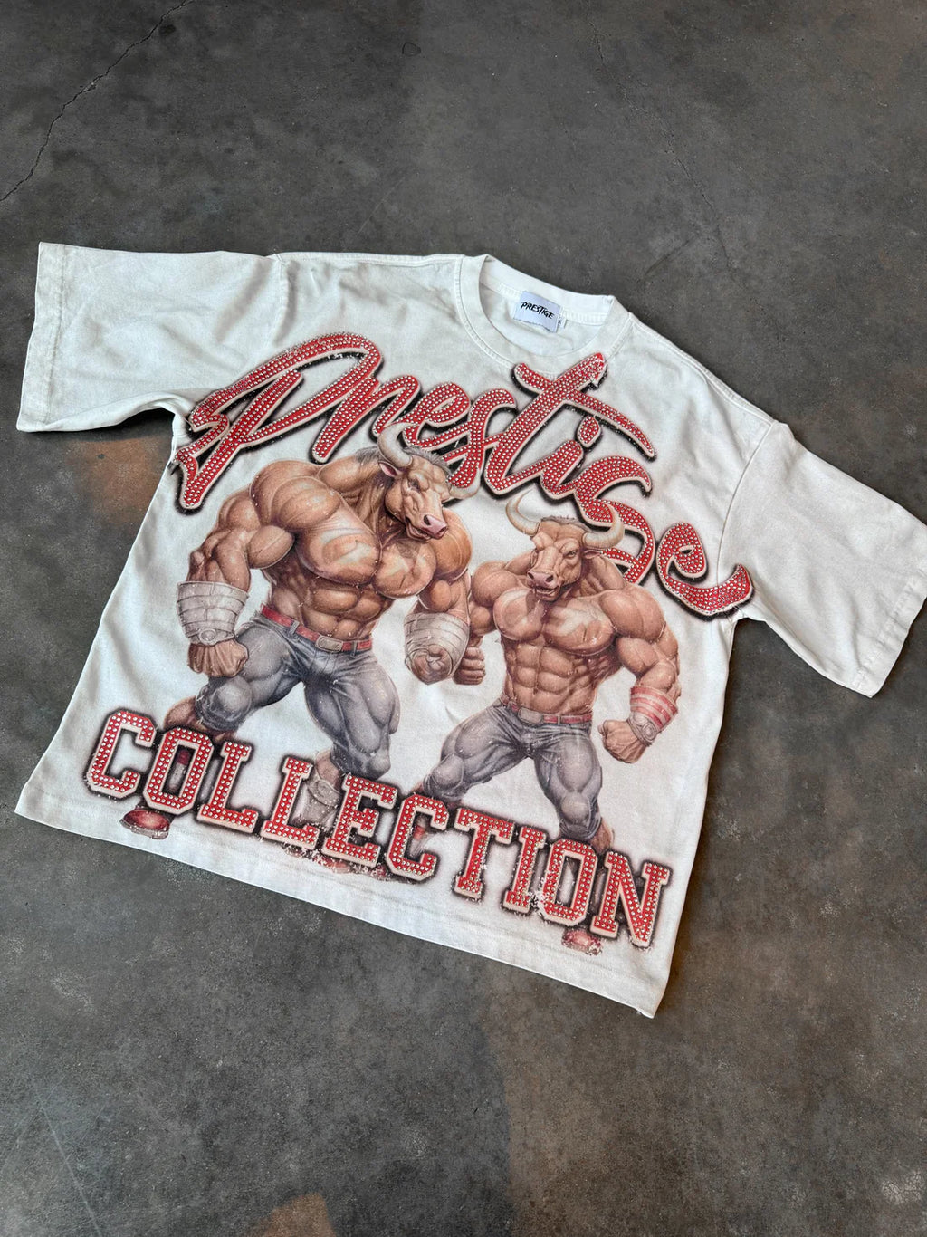 Prestige Bulls Rhinestone Tee