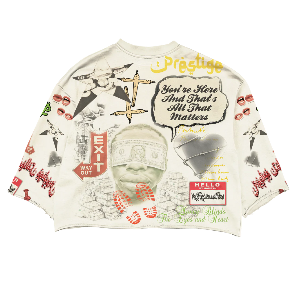 Prestige Money Power Respect Cropped Tee