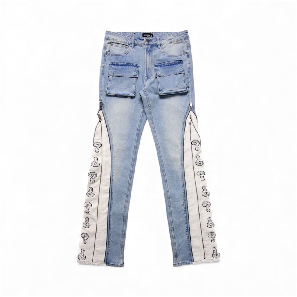 Elements Question Mark Stacked Jeans
