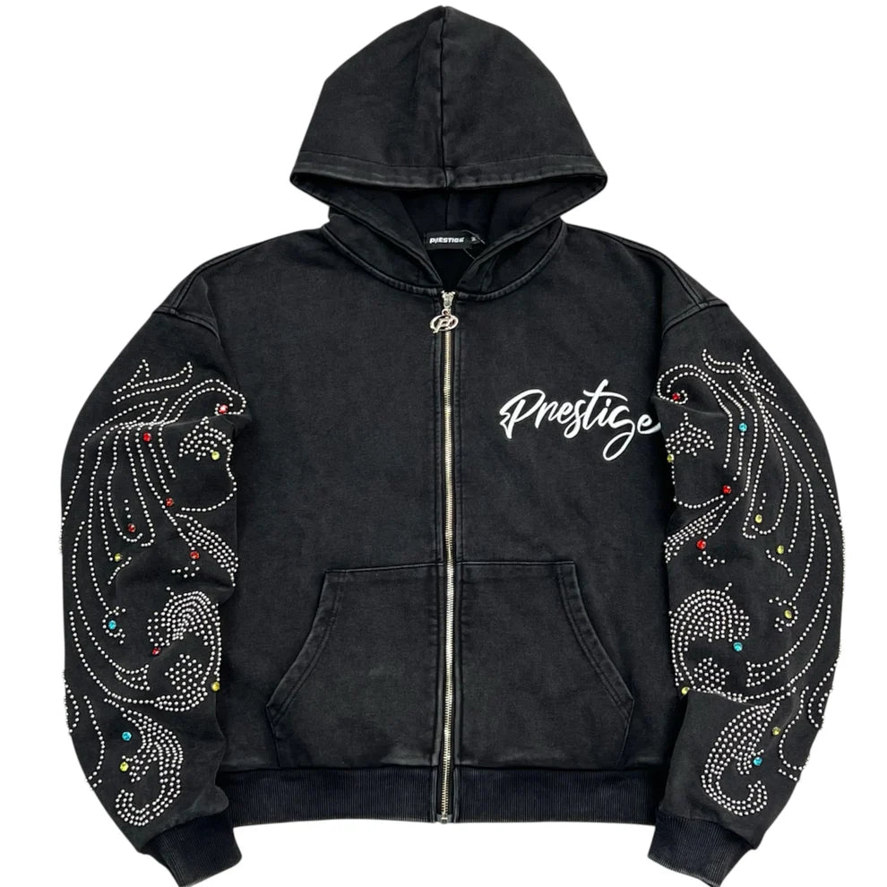 Prestige Monarch Rhinestone Hoodie