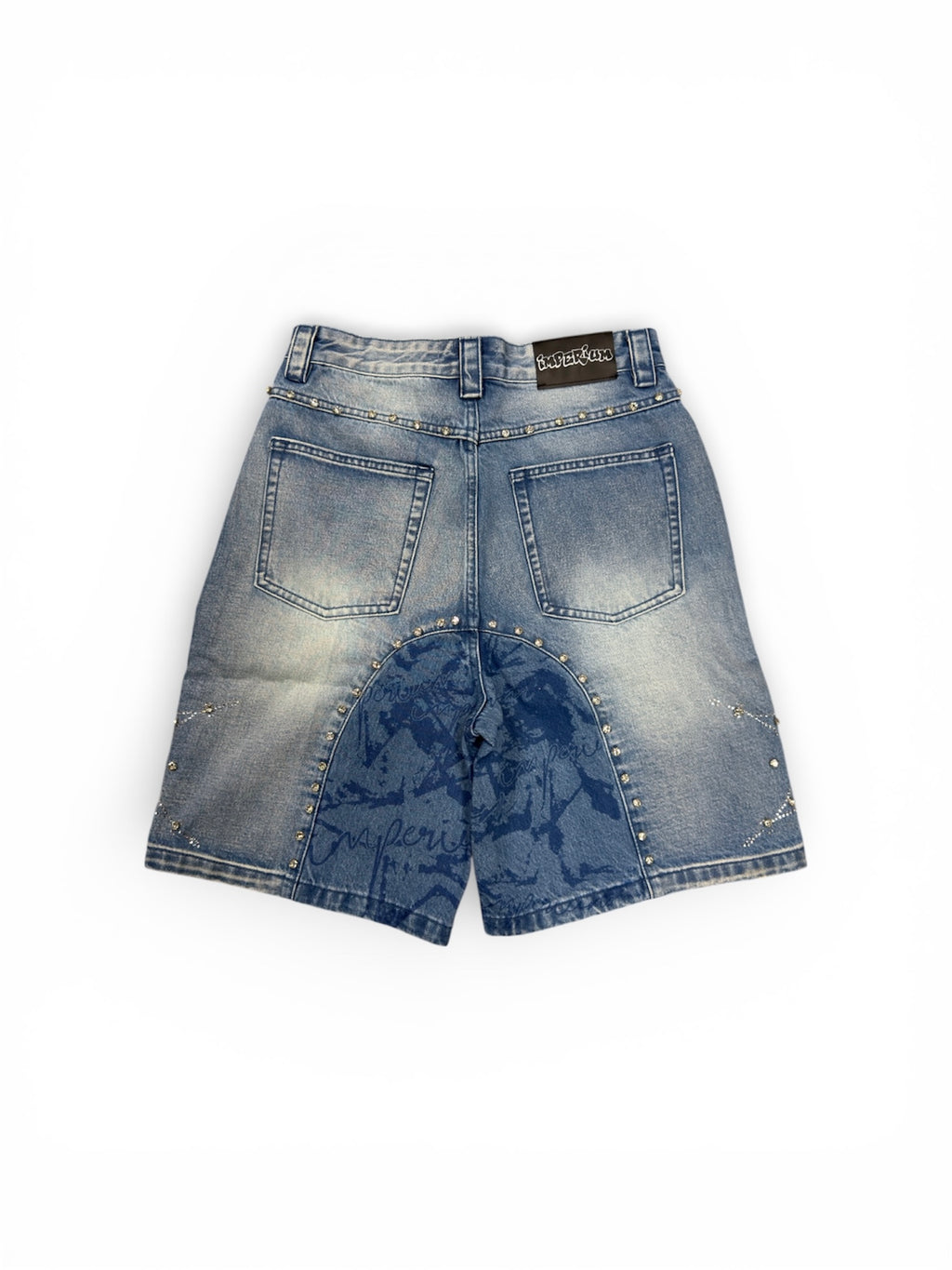 Imperium Rhinestone Star Jorts