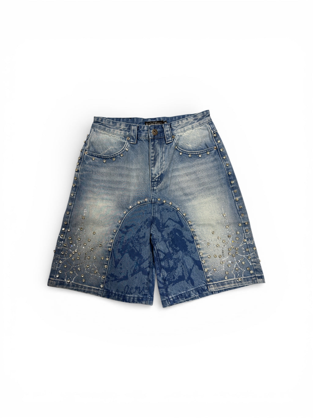 Imperium Rhinestone Star Jorts