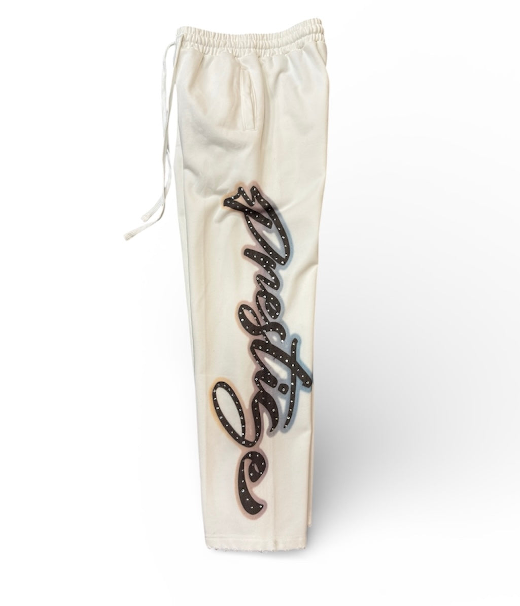 Prestige Rhinestone Angel Sweatpants