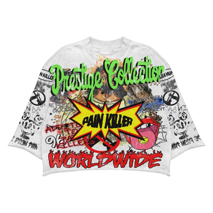 Prestige Pain Killers Oversized Tee