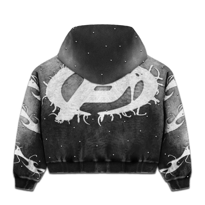 Prestige Flame Rhinestone Hoodie