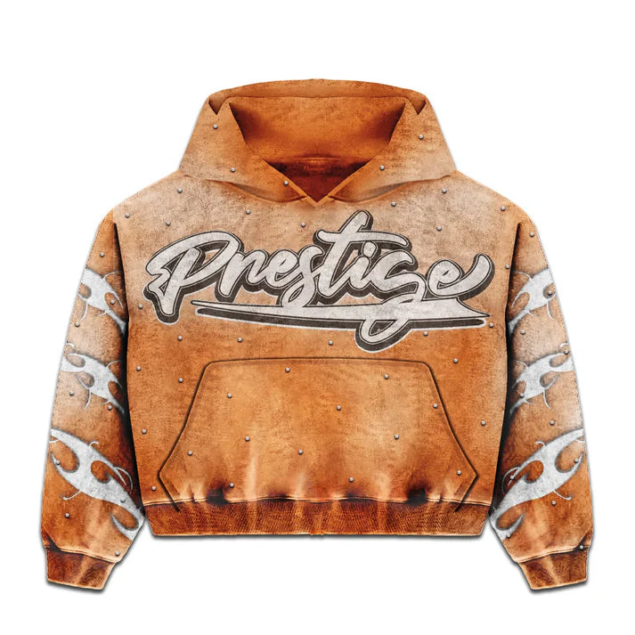 Prestige Flame Rhinestone Hoodie